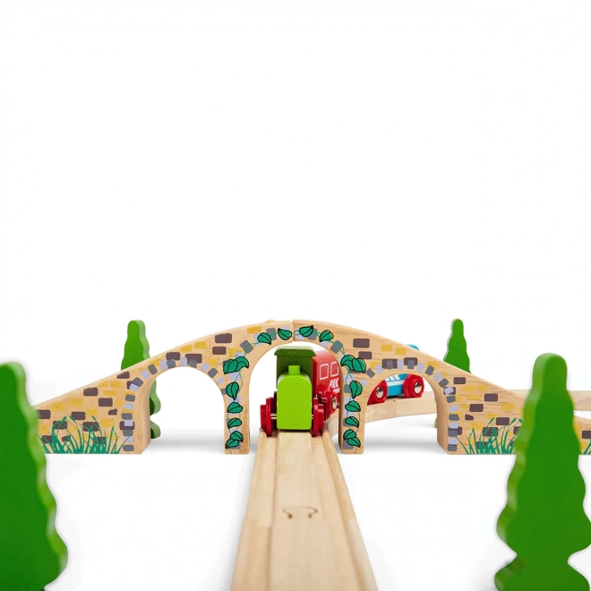Bigjigs Rail Lesena železniška proga - most