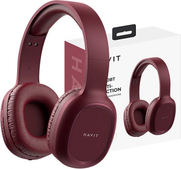 Brezžične bluetooth slušalke HAVIT – rdeče