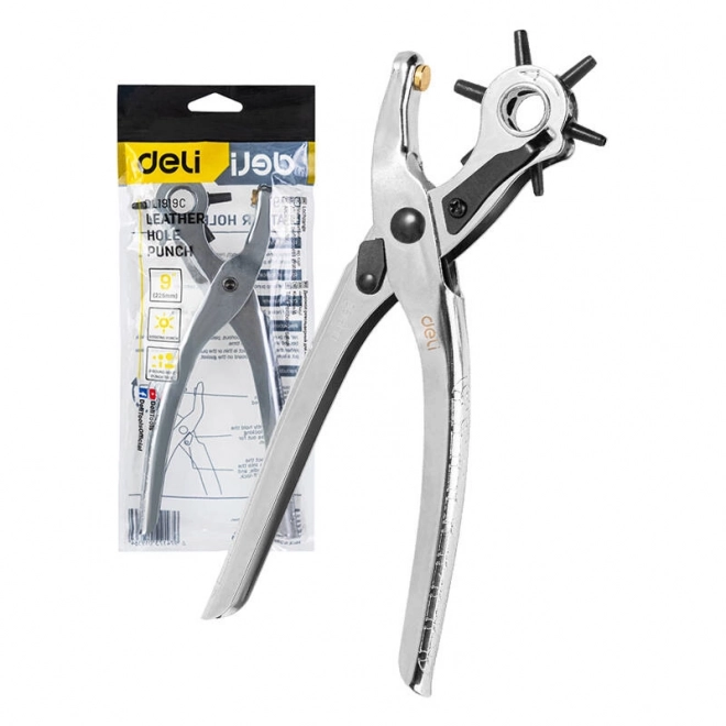 Luknjač za usnje 9" Deli Tools EDL1919C (srebrna)