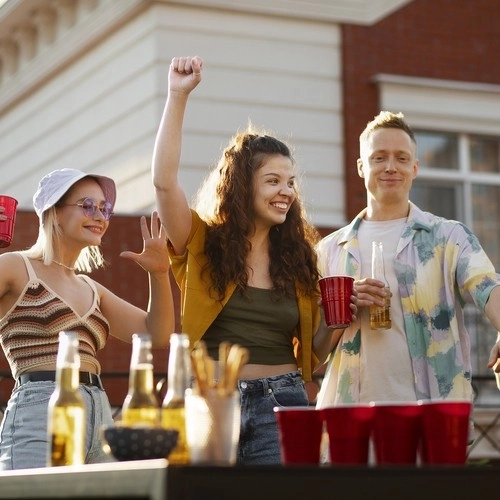 Igra Beer Pong - 50 skodelic Ruhhy 21232