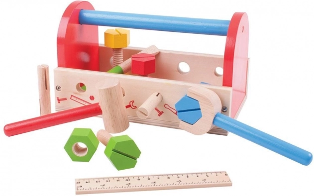 Bigjigs Toys moje orodje v zaboju
