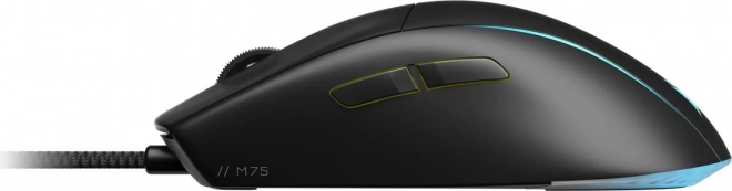 Igralna miška M75 RGB črna
