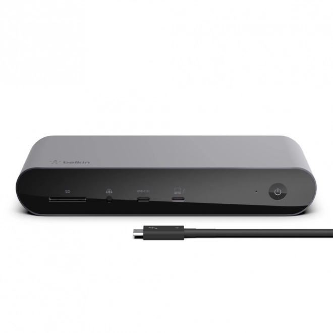 Namizna priklopna postaja Belkin Thunderbolt 4 8K z USB/C, HDMI in SD