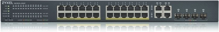 Zyxel GS1920-24HP v2 gigabitni PoE stikalnik 24× Gb + 4× SFP, 375 W, NebulaFlex