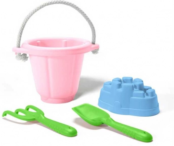 Rožnati komplet za pesek Green Toys
