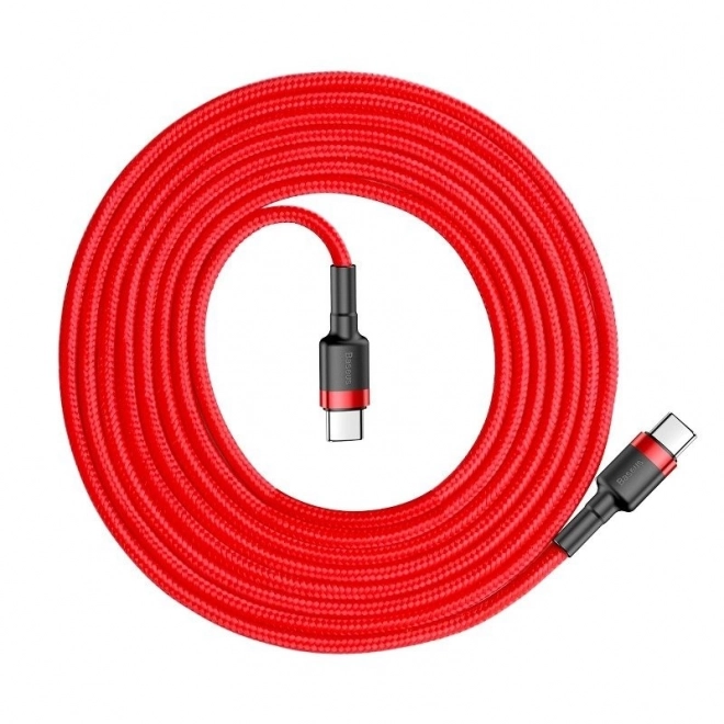 Kabel Baseus Cafule USB-C PD2.0 60W 2m Rdeč