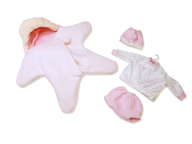 Llorens M740-38 oblačilo za punčko dojenček NEW BORN velikosti 40-42 cm