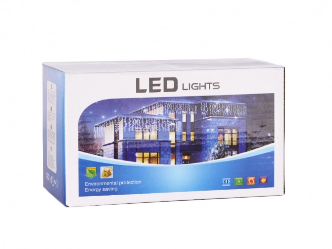 LED barvna zavesa z lanternami - 3m, 200 LED