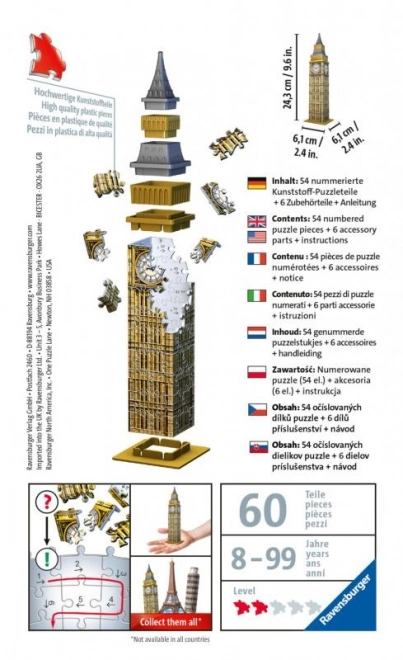 Mini zgradba - Big Ben 54 kosov