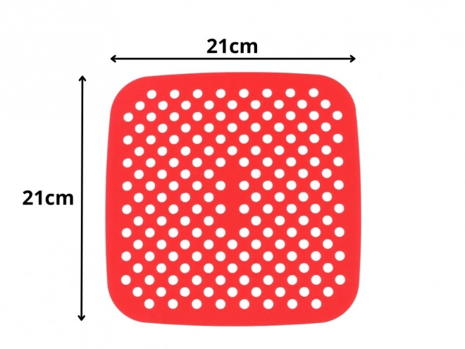 Silikonski vložek za cvrtnik kvadratni 21 cm