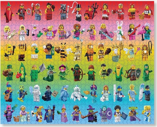 Chronicle Books LEGO® Mavrične minifigure 1000 kosov
