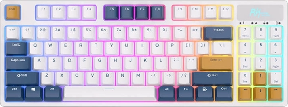 mehanska tipkovnica Royal Kludge RK89 RGB bela