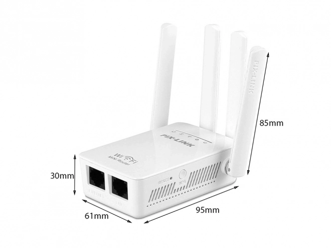 Zmogljiv WiFi ojačevalec signala 300Mbps WPS
