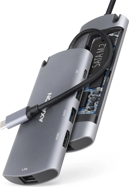 Večportovni USB-C hub 3.2 Gen 1 AXAGON