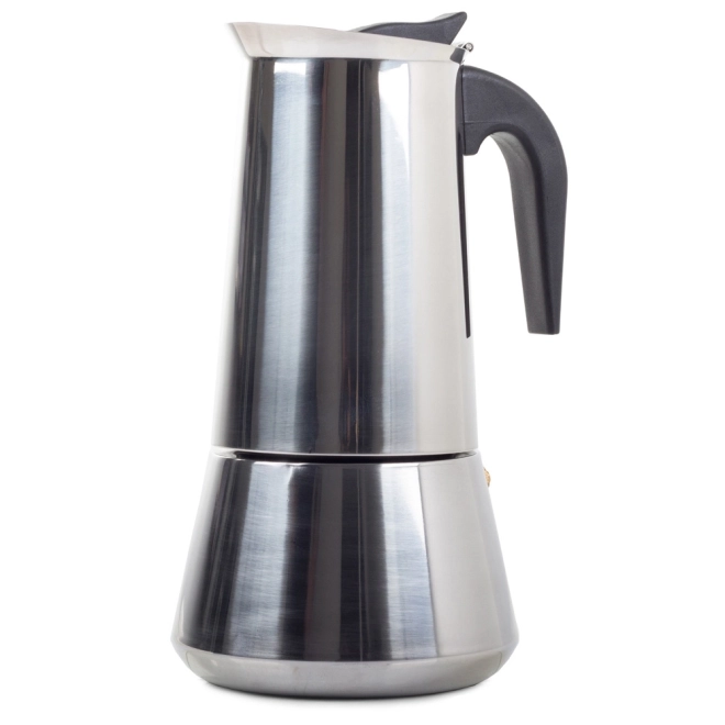 Italijanska moka kavni aparat 12 kav 600 ml nerjaveče jeklo