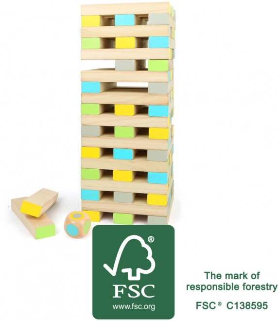 Majhna noga Jenga stolp XXL