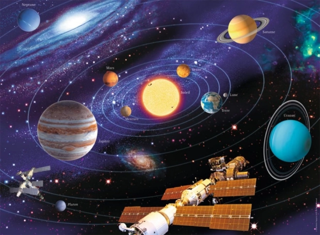 Ravensburger Puzzle Sončni sistem 500 kosov
