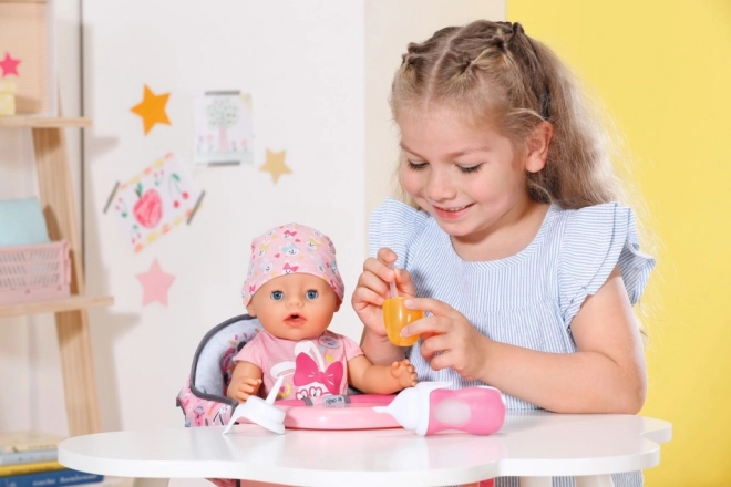 Interaktivna steklenička in žlička za lutke BABY Born