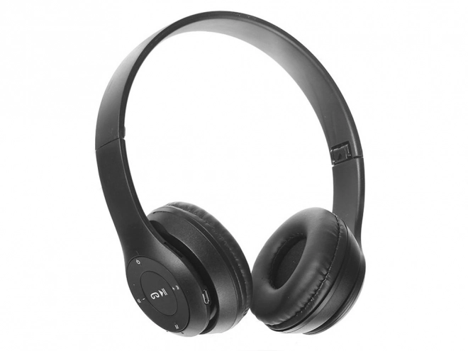 Brezžične slušalke P47 Bluetooth mikrofon mp3 – Črne