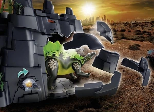 Dinozaver se izleže iz skale
