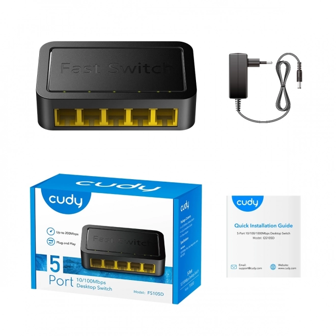 Stikalo 5portov 10/100 Mbit/s