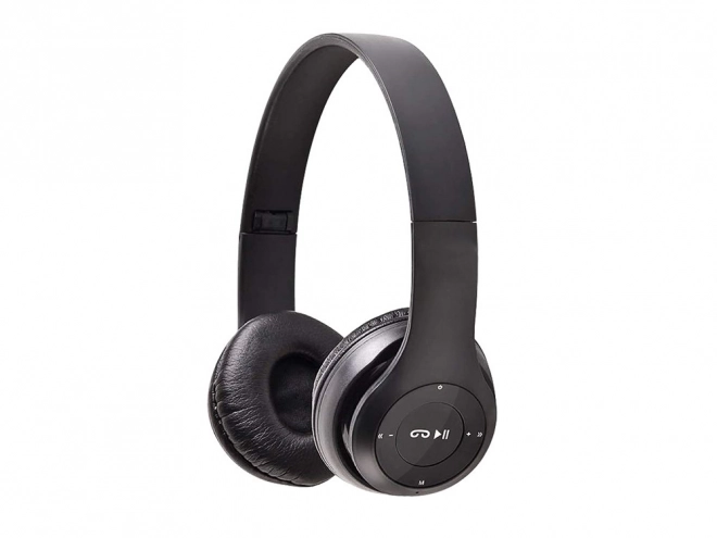 Brezžične slušalke P47 Bluetooth mikrofon mp3 – Črne