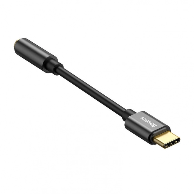 Zvočni adapter Baseus L54 USB-C mini jack 3,5 mm - črna
