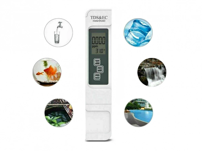 Tester trdote vode TDS EC Osmoza Temperatura
