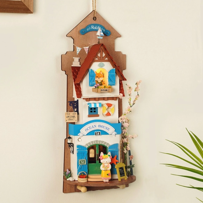 RoboTime stenska miniatura hišice Otok vila