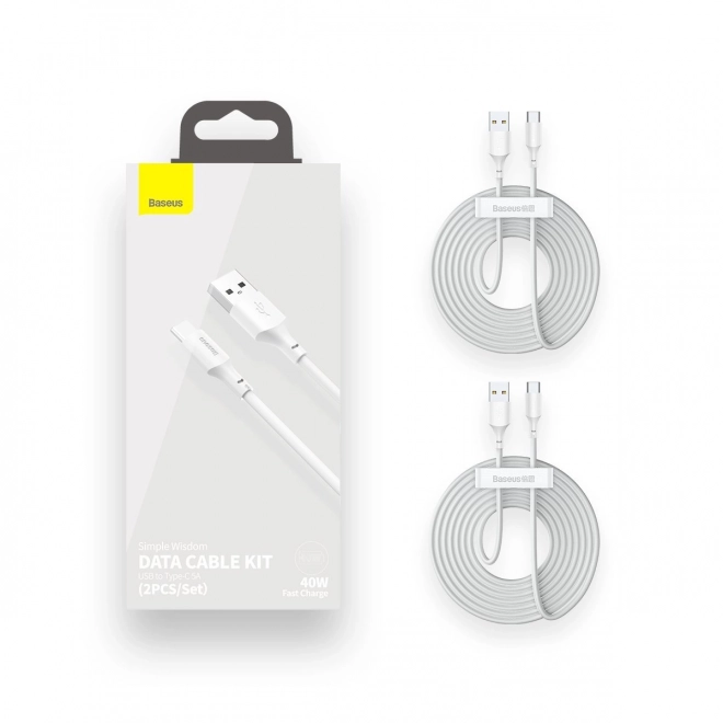 Baseus set kablov USB C na USB A 1,5 m