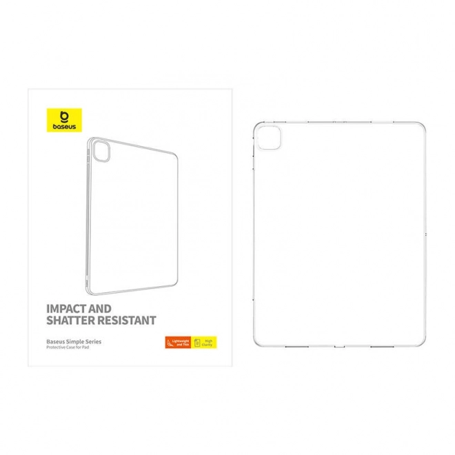Zaščitni ovitek Baseus Simple za iPad Air4/Air5 10,9"/iPad Pro 11" (prozoren)