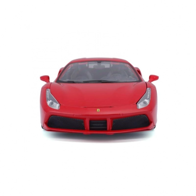 Kovinski avto Ferrari 488 GTB rdeč