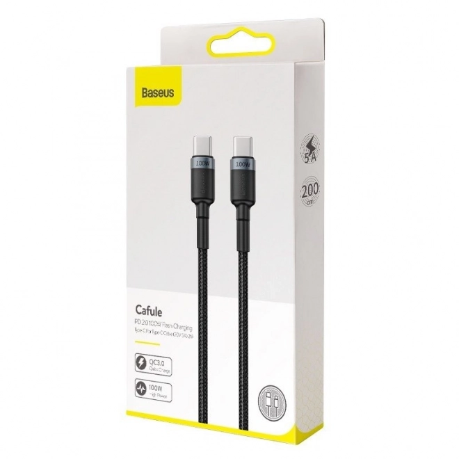 Baseus Cafule USB-C kabel s hitrim polnjenjem 100W