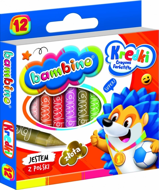 Grafitne voščenke Bambino - 12 kosov