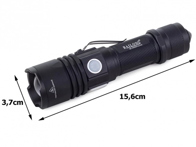 Vojaška taktična svetilka s CREE XM-L T6 LED diodami