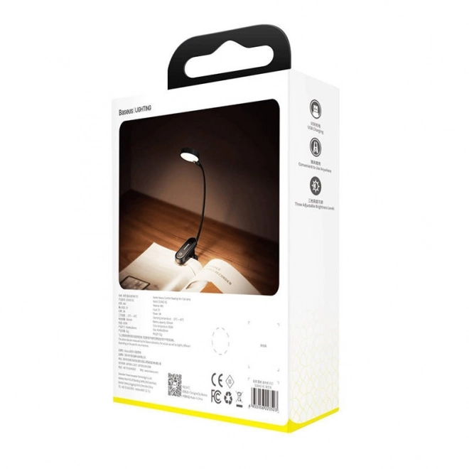 Baseus (DGRAD-0G) Comfort Reading Mini Clip Svetilka - temno siva