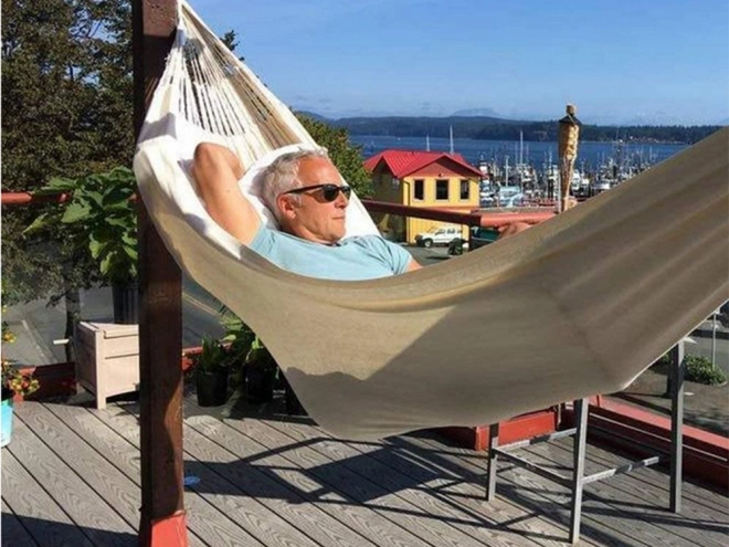 Velika vrtna viseča mreža