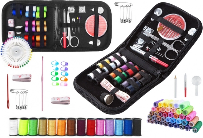 Mini šivalni set v etuiju, 29 delov