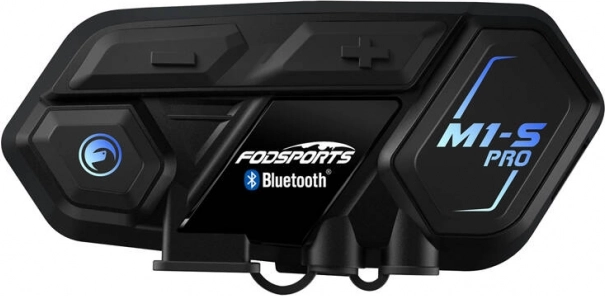 Interkom za motorna kolesa Fodsports M1-S Pro črn