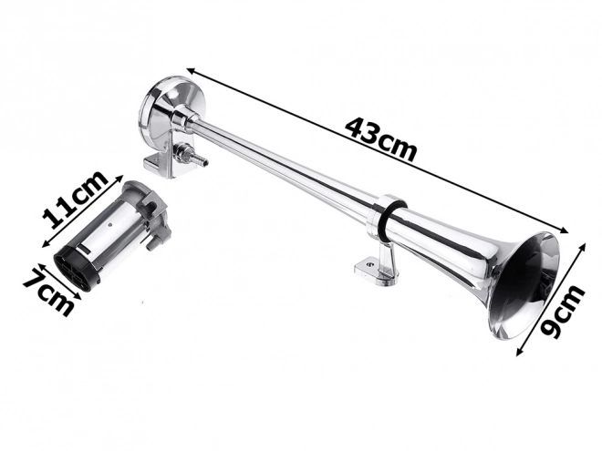 Pnevmatska hupa Chrome s kompresorjem 12V