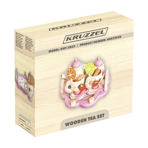 Leseni čajni servis Kruzzel 21950