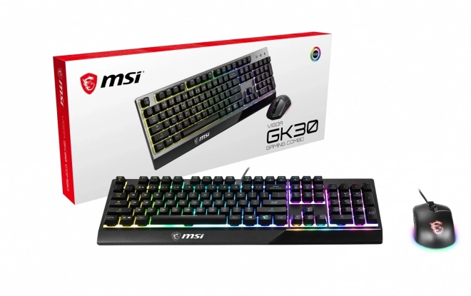 Kombo tipkovnica in miška MSI Vigor GK30