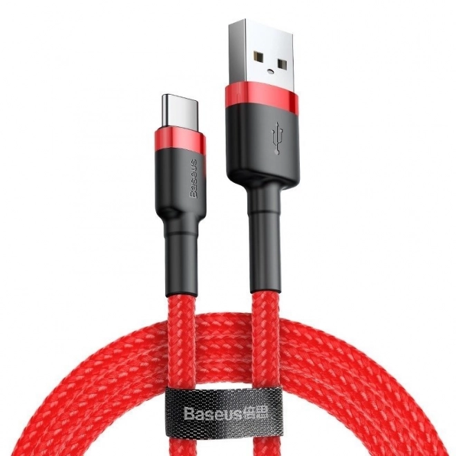 Baseus Cafule USB-C kabel 2A 3m - rdeč