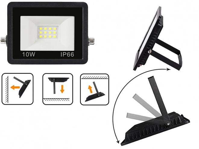 Zunanji LED halogenski reflektor 10W 6000K vodotesen