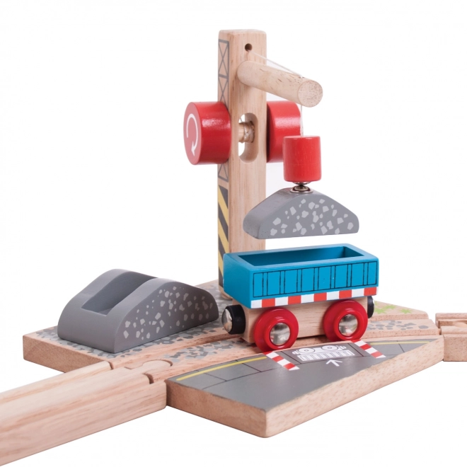 Bigjigs Rail Žerjav s prodnikom