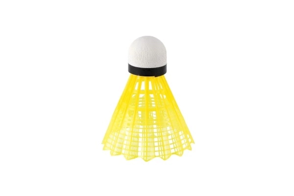 Žogice/Košarice za badminton barvne plast 3 kosi na kartici 11x21cm