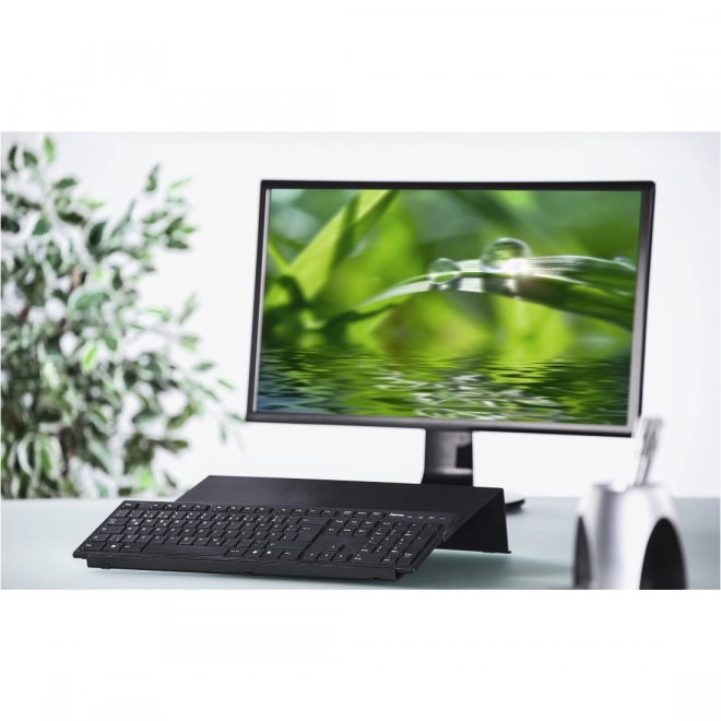 Stojalo za prenosnik s karbonskim videzom, do 18,4″