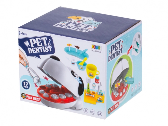 Pes pri zobozdravniku, zdrav zob
