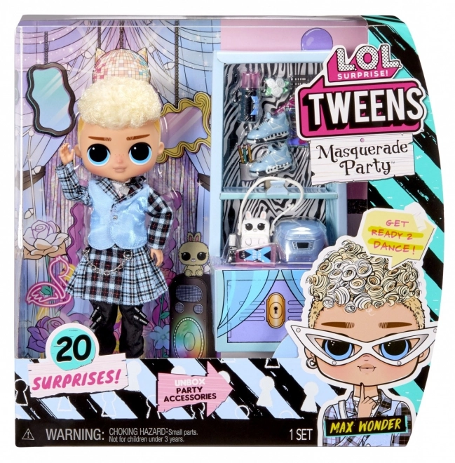 Tweens L.O.L. Surprise! maskenbal punčka Max Wonder