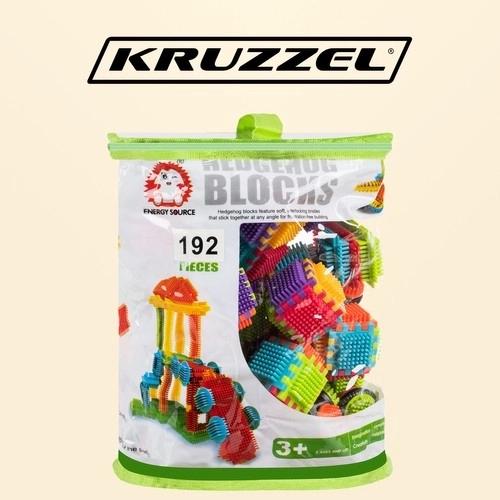 Kreativni gradbeni bloki Ježki - 192 delov